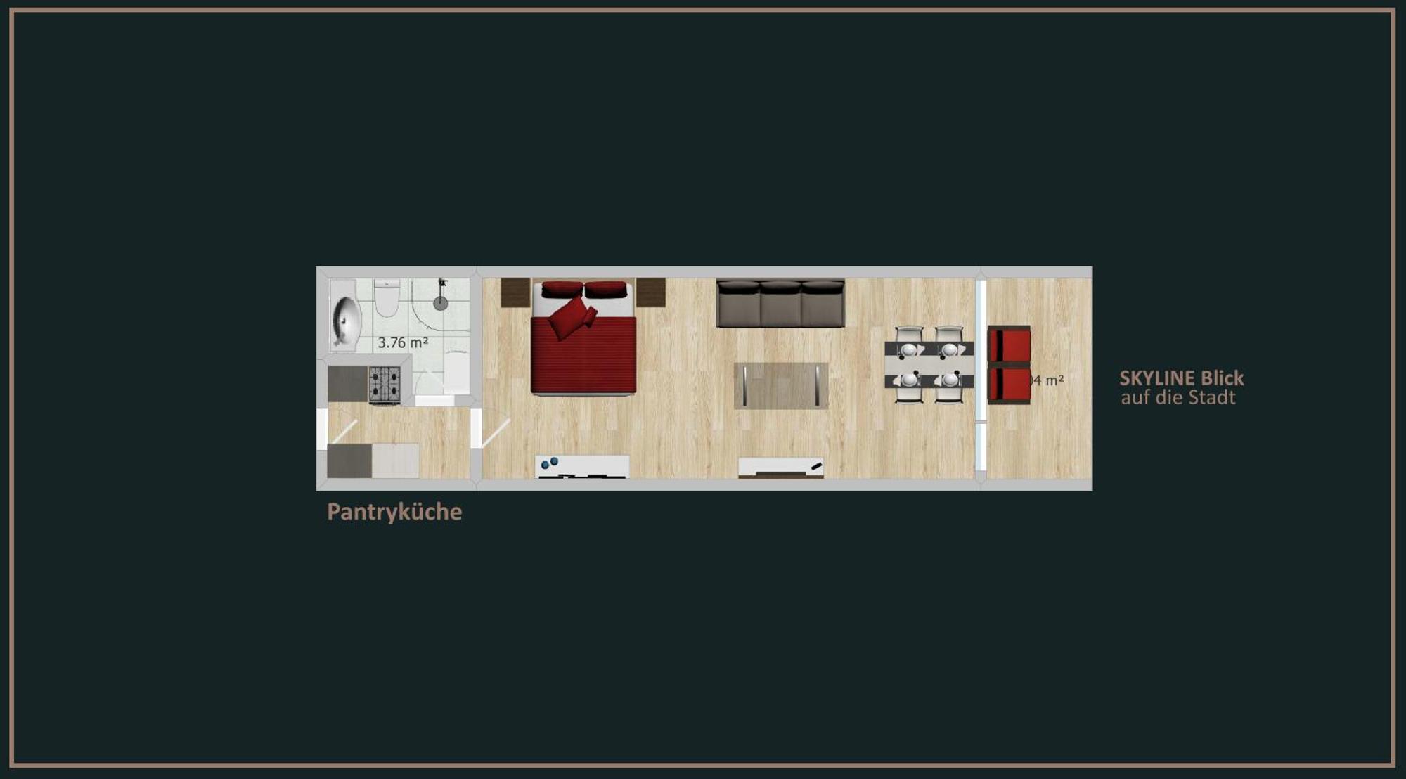 Apartament Themenpartment Himmel Und Mehr Penthouse Gelsenkirchen Zewnętrze zdjęcie